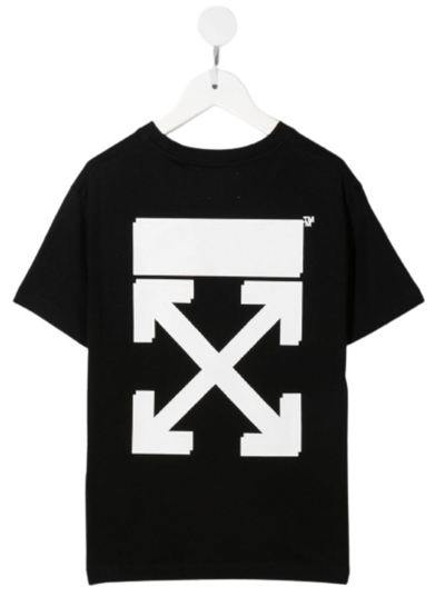 Shop Off-white Rubber Arrow Tee S/s In Black/white