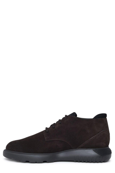Hogan H600 Lace-up Almond-toe Desert Boots