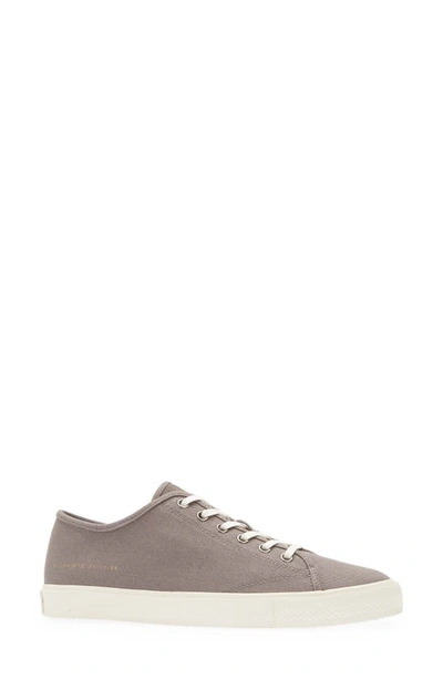 Shop Allsaints Theo Canvas Sneaker In Charcoal Grey