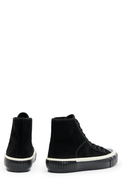 Shop Allsaints Douglas High Top Sneaker In Black