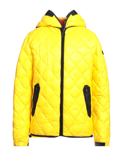 Shop Ai Riders Down Jackets In Yellow