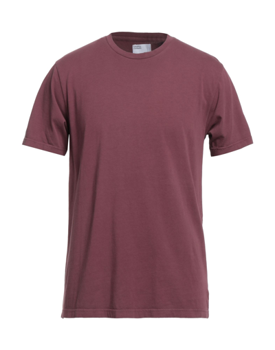 Shop Colorful Standard T-shirts In Deep Purple
