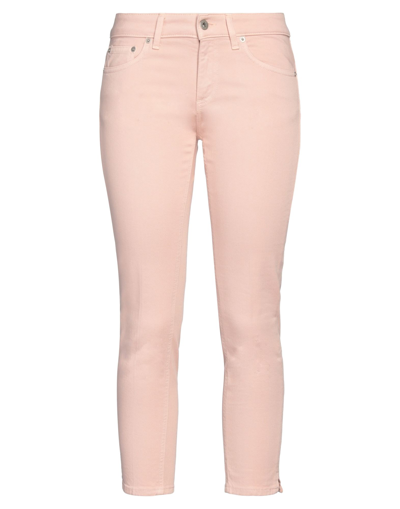 Shop Dondup Woman Jeans Pink Size 26 Cotton, Elastane