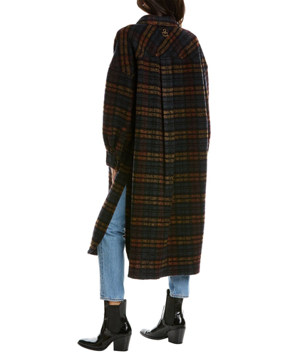 Shop Isabel Marant Ãtoile Fontizi Wool-blend Coat In Black