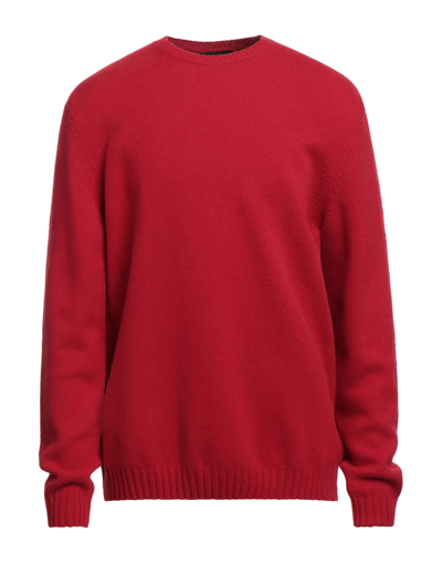 Shop Liu •jo Man Man Sweater Red Size Xxl Wool