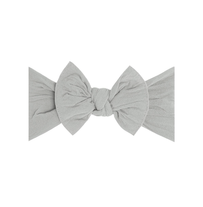 Shop Baby Bling Infant-toddler Knot Headband For Girls In Grey