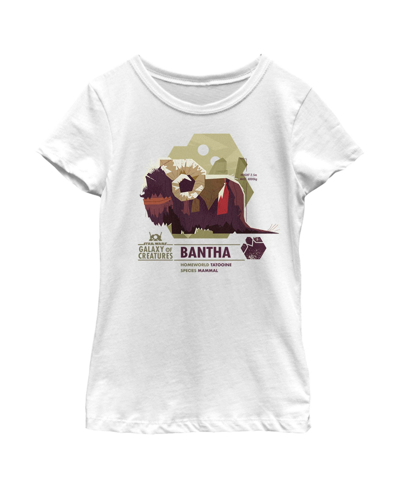 Shop Disney Lucasfilm Girl's Star Wars: Galaxy Of Creatures The Bantha Child T-shirt In White
