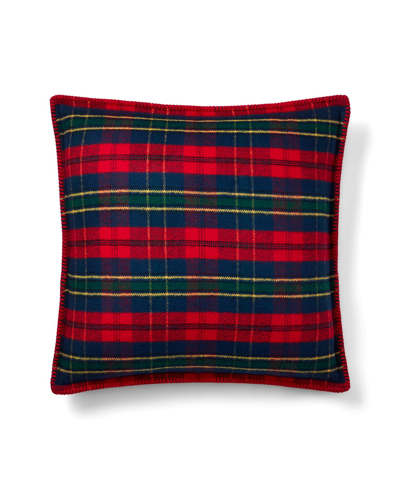 Shop Lauren Ralph Lauren Highland Plaid Decorative Pillow, 20" X 20" Bedding In Navy Multi