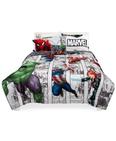 Shop Disney Closeout Avengers Comic Punch Comforter Sets In Multi