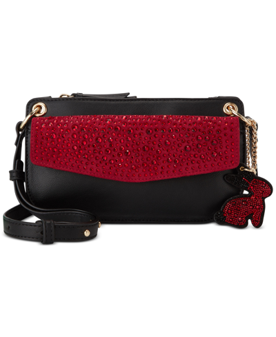 Shop Inc International Concepts Emmory Mini Crossbody, Created For Macy's In Black/crimson