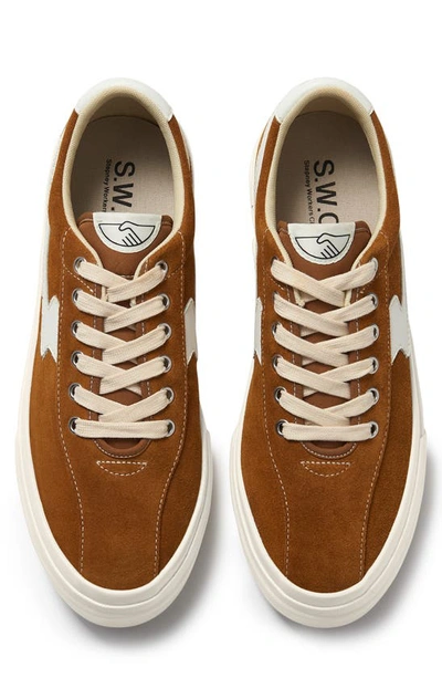 Shop Stepney Workers Club Dellow S-strike Water Repellent Sneaker In Tan/white
