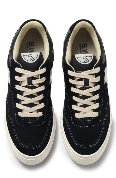 Shop Stepney Workers Club Pearl S-strike Sneaker In Black/white