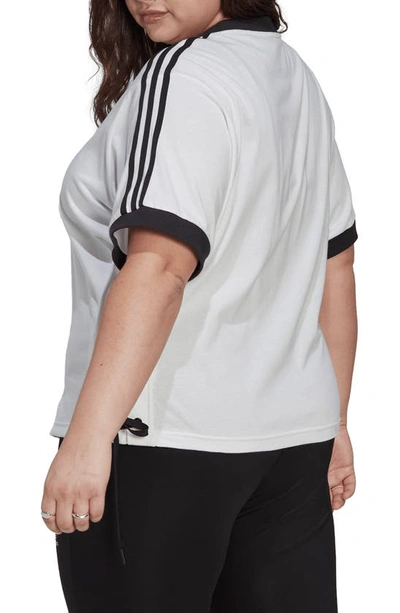 Adidas Originals Always Original Side Laced Cotton T-shirt In White |  ModeSens