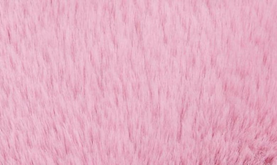 Shop Ugg Faux Fur Beanie In Rose Quartz