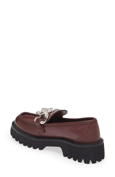 Karl Lagerfeld Women's Giana Lug Loafer Flats Women's Shoes In Andorra Brown