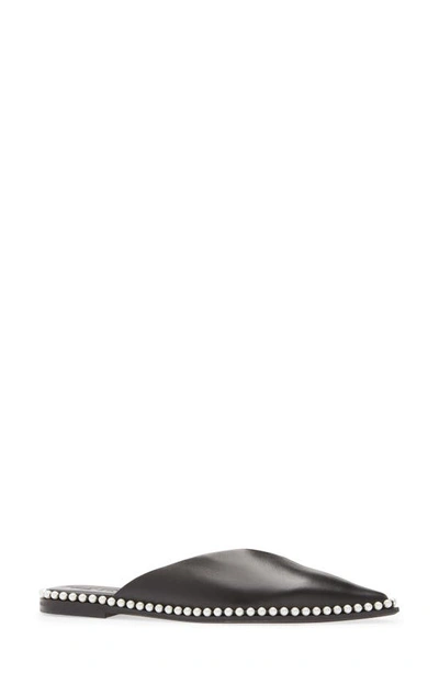 Karl Lagerfeld Women's Vyra Studded Mule Flats In Black