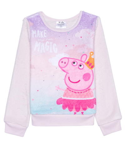 Shop Peppa Pig Toddler Girls Make Your Own Magic Cozy Pullover Sweatshirt In Pink