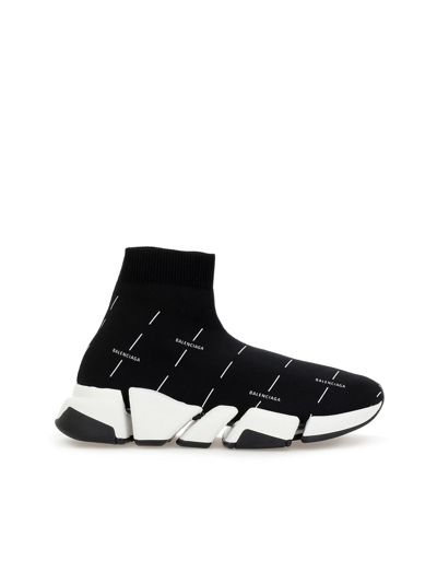 Shop Balenciaga Sneakers In Black White