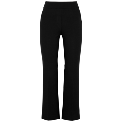 Shop Spanx The Perfect Pant Kick-flare Stretch-jersey Trousers In Black
