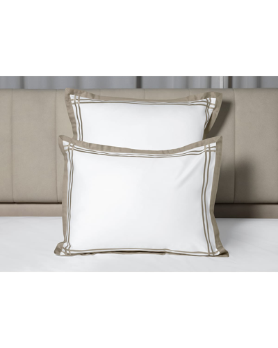 Shop Signoria Firenze 400-thread Count Cotton European Sham In White/khaki