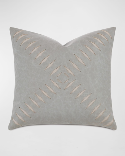 Shop Barclay Butera By Eastern Accents Park City Faux Leather Decorative Pillow In Assorted