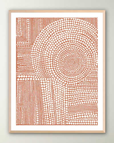 Shop Grand Image Clustered Dots B In Red' Digital Print Wall Art By Natasha Marie