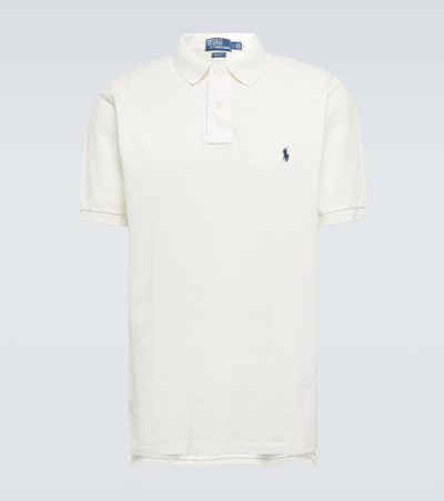 Polo Ralph Lauren Stretch-cotton Performance Tailored Polo Shirt In Deckwash White