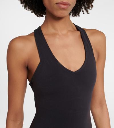 Shop Alo Yoga Airbrush Real Bodysuit In Black