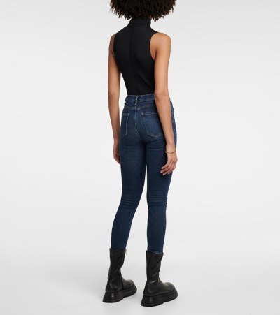 Shop Agolde Nico High-rise Slim Jeans In Ovation