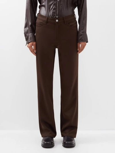 Our Legacy Brown 70s Cut Trousers | ModeSens