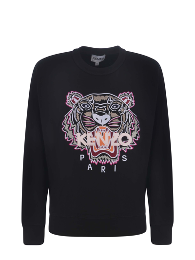 Shop Kenzo Sweatshirt  "tiger" In Black