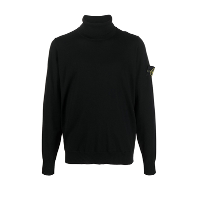 Shop Stone Island Sweaters Black