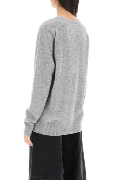 Shop Maison Margiela Wool Sweater In Grey