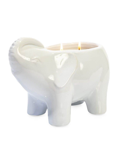 Shop Thompson Ferrier Elephant Neroli Eucalyptus Scented Candle In White