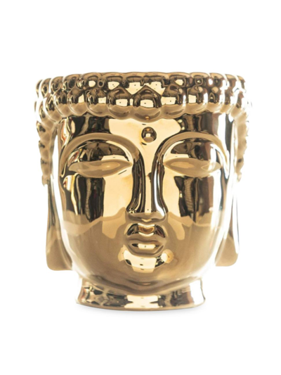 Shop Thompson Ferrier Buddha Palo Santo Scented Candle In Gold