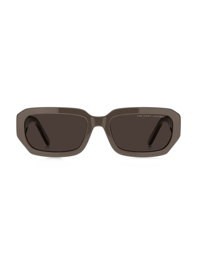Shop Marc Jacobs Women's Marc 614 56mm Rectangular Sunglasses In Brown