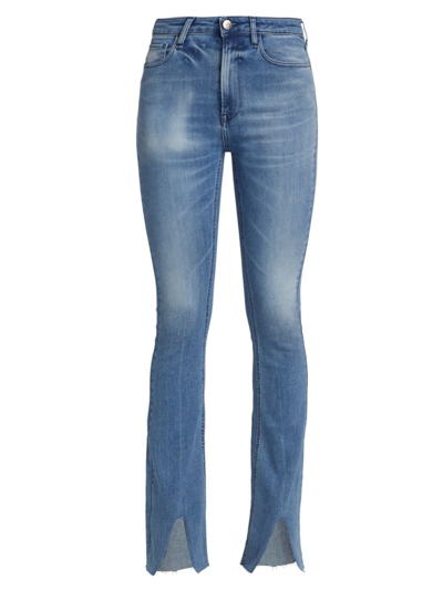 Shop 3x1 Women's Maya High-rise Straight-leg Split Jeans In New Crinkle