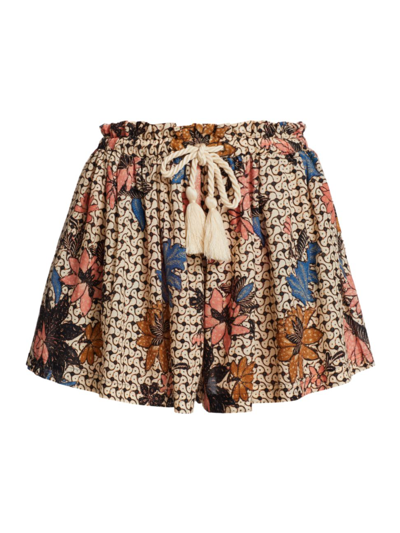 Shop Ulla Johnson Women's Bijou Printed Shorts In Jasmine
