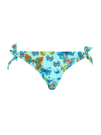 Shop Vilebrequin Women's Butterfly Tie Bikini Bottom In Lagon