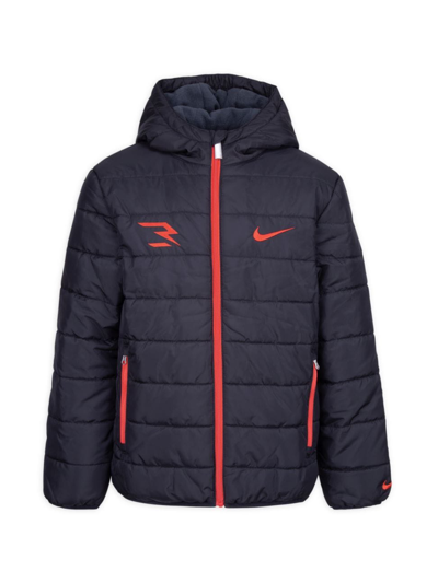 Shop Nike Little Boy's & Boy's  3brand By Russell Wilson Boy's Postgame Jacket In Black