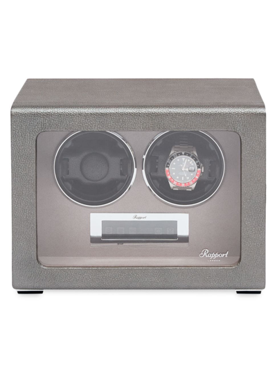 Shop Rapport London Quantum Duo Watch Winder In Grey