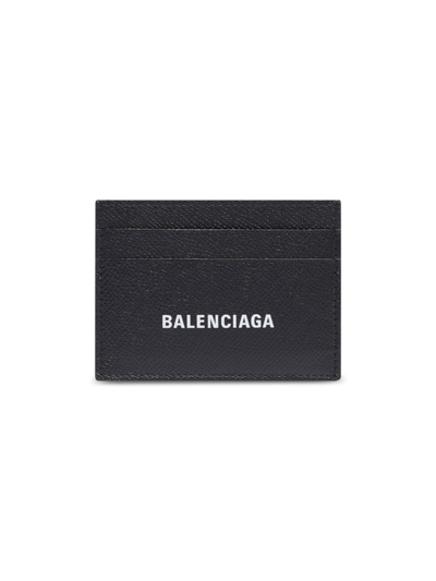 Shop Balenciaga Men's Cash Card Holder In Black White