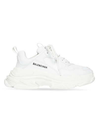 Shop Balenciaga Women's Triple S Sneaker In White