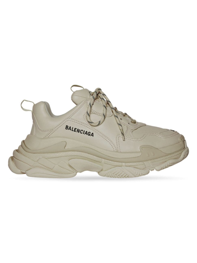 Shop Balenciaga Women's Triple S Sneaker In Beige