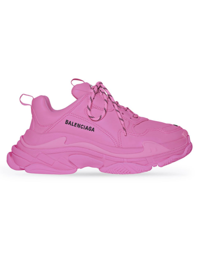 Shop Balenciaga Women's Triple S Sneaker In Pink