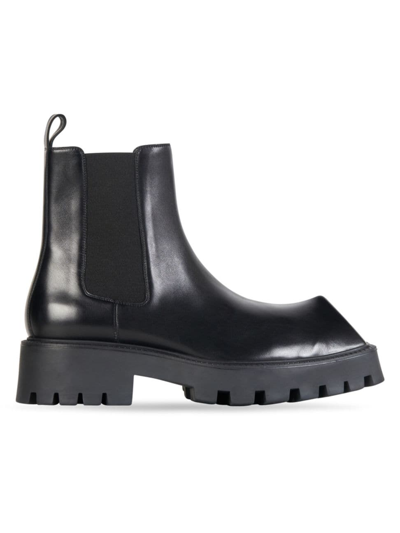 Shop Balenciaga Men's Rhino 25mm Boot In Black