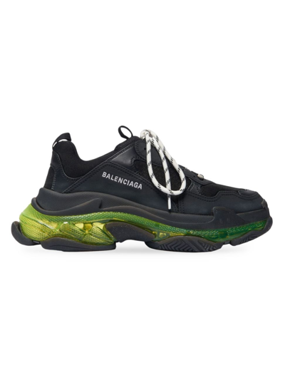 Balenciaga Sneakers Triple S Fabric Fluo Green In Black | ModeSens
