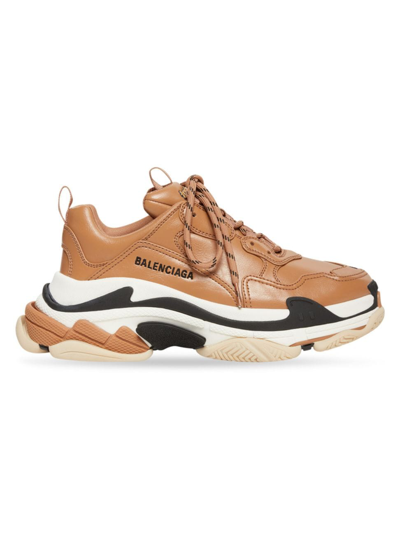 Shop Balenciaga Men's Triple S Sneaker In Beige Sand