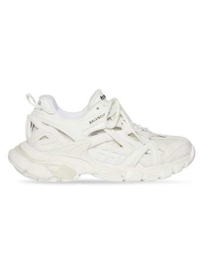 Shop Balenciaga Kid's Track.2 Sneaker In White