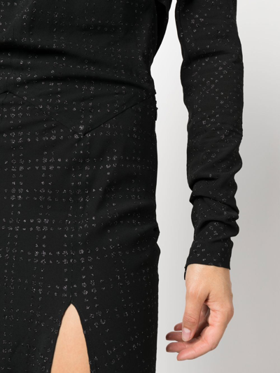 Philosophy Di Lorenzo Serafini Halterneck Tie-fastening Dress In Black